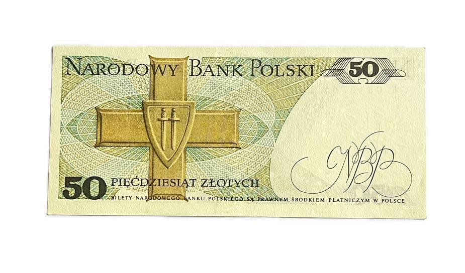 PRL 50 złotych 1988 seria GL, st. UNC