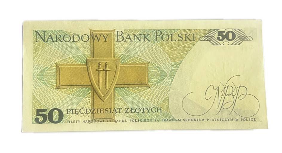 PRL 50 złotych 1988 seria GM, st. UNC