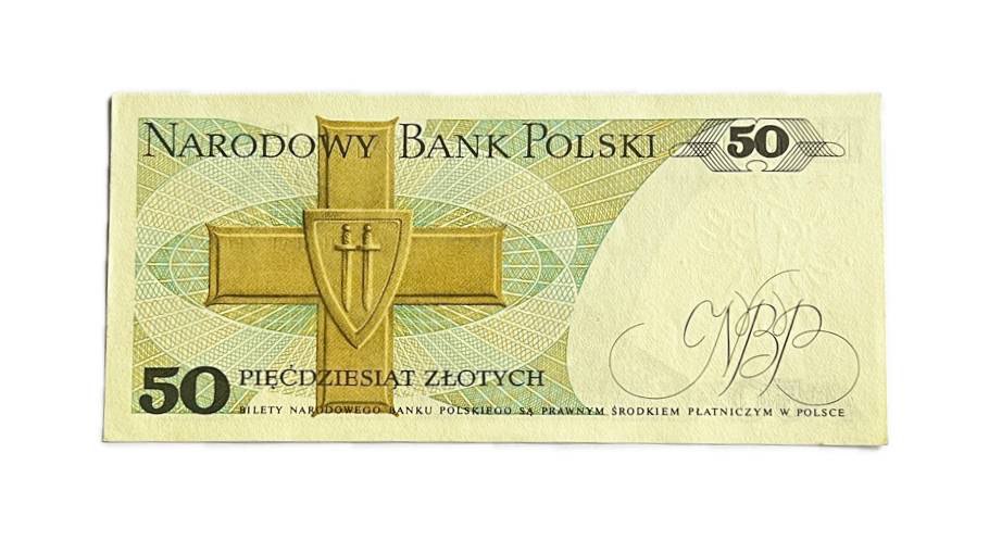 PRL 50 złotych 1988 seria GZ, st. UNC