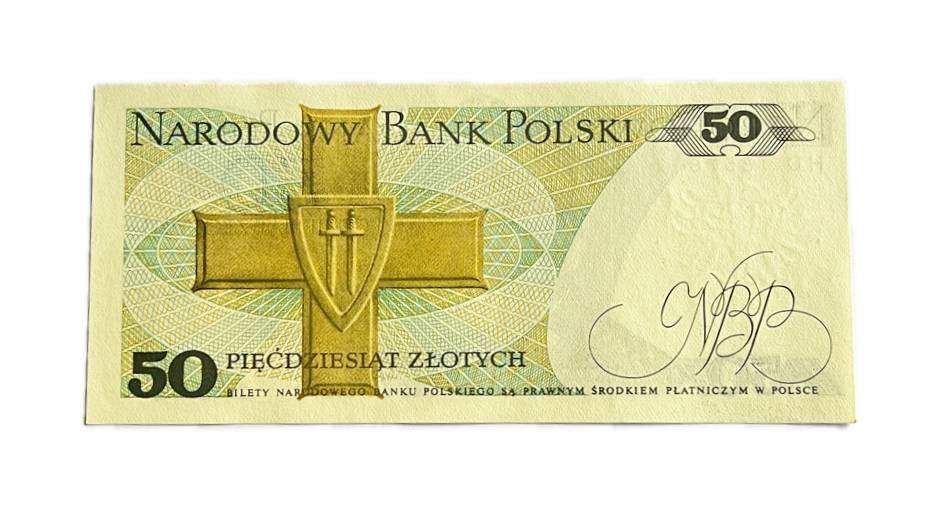 PRL 50 złotych 1988 seria HD, st. UNC