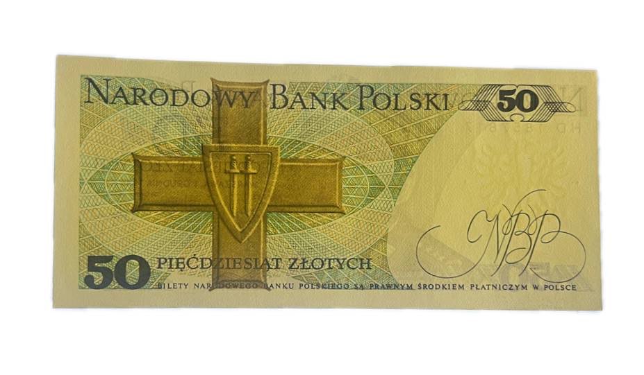 PRL 50 złotych 1988 seria HD, st. UNC
