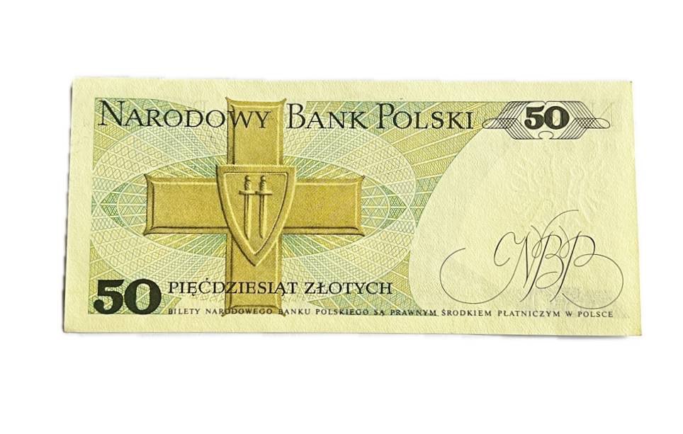 PRL 50 złotych 1988 seria HK, st. UNC