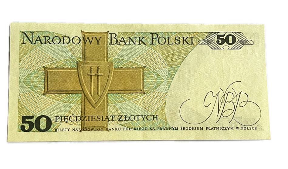 PRL 50 złotych 1988 seria KE st. UNC