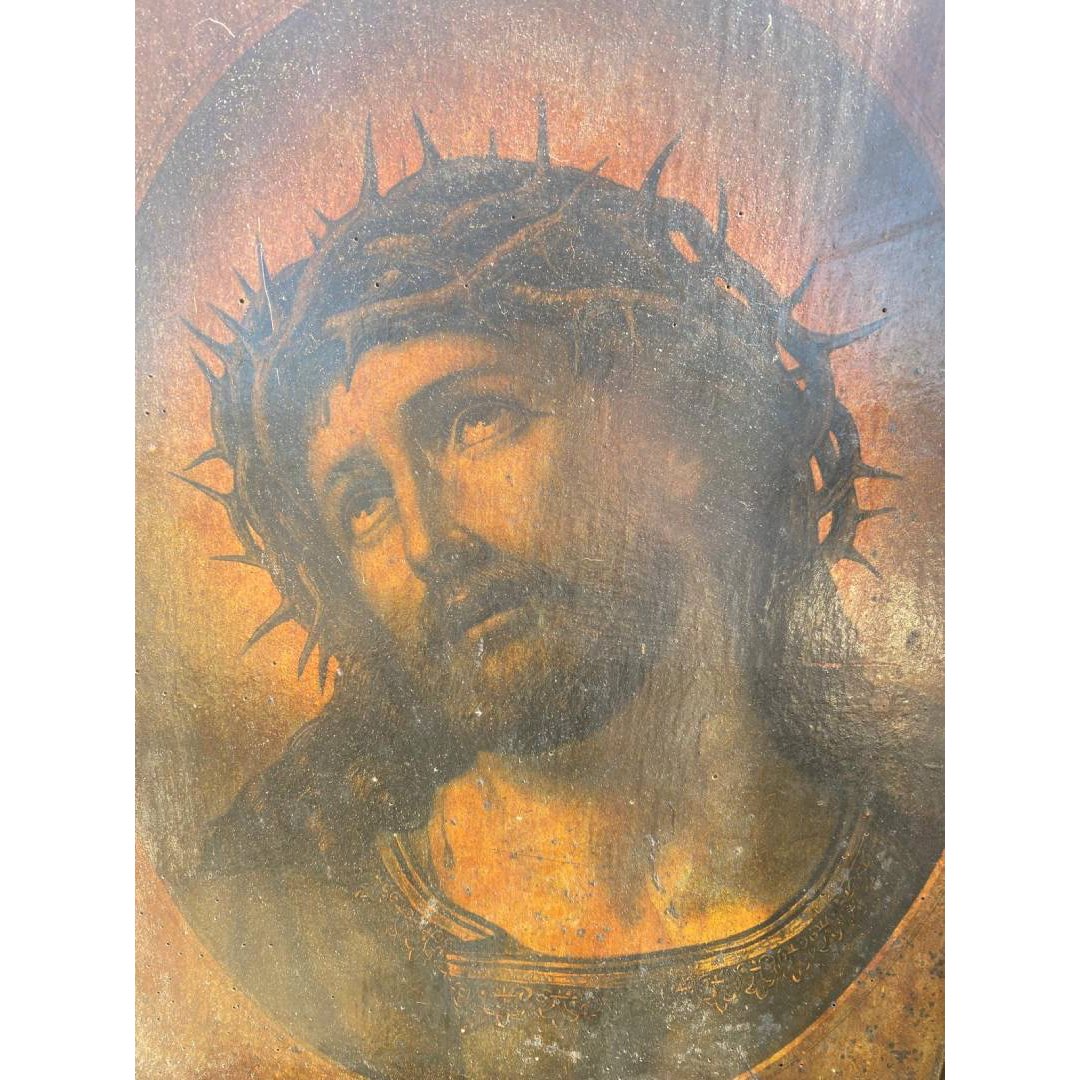 Stara ikona Jezus w Koronie Cierniowej