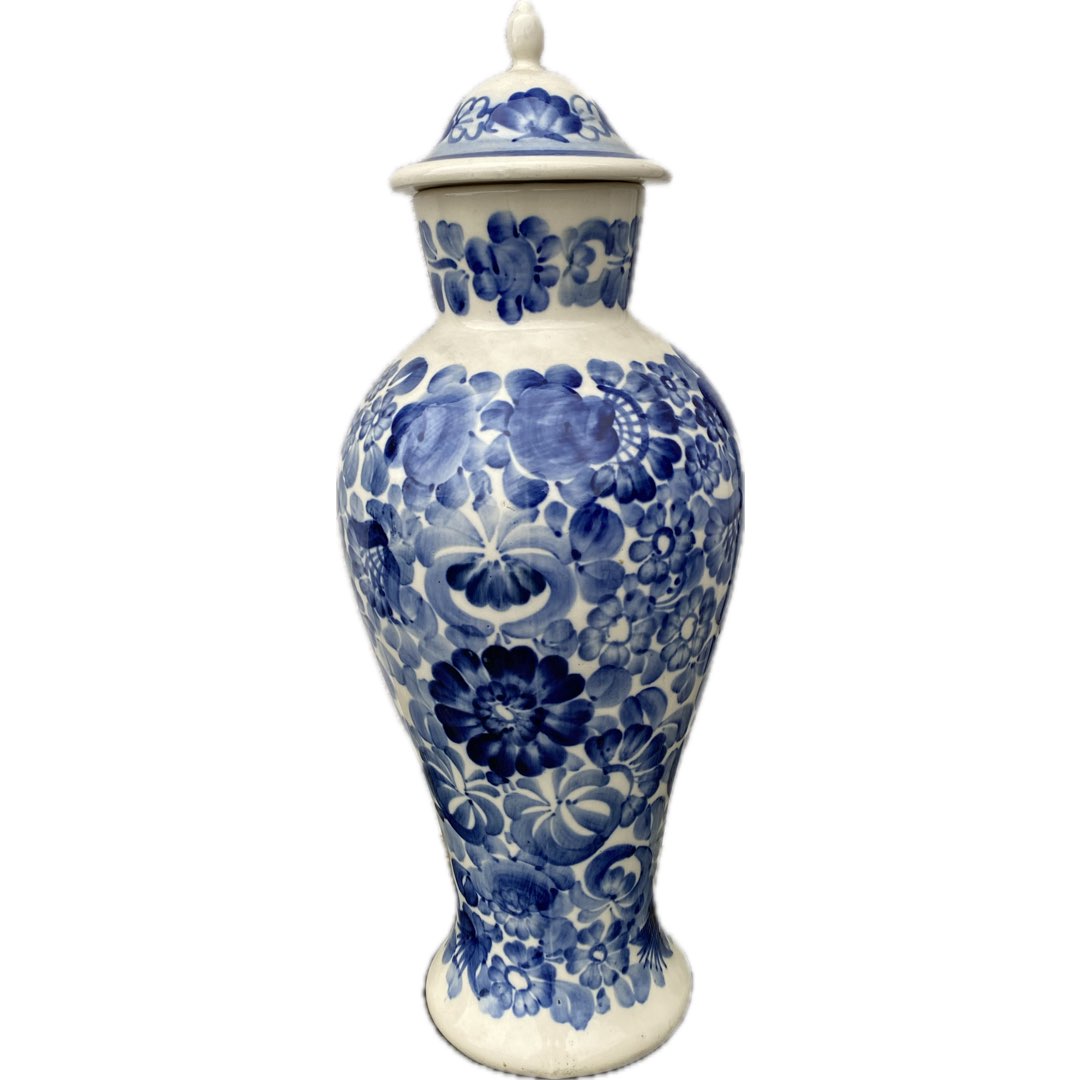 Wazon Wincenty fajans Włocławek zdjęcie 1