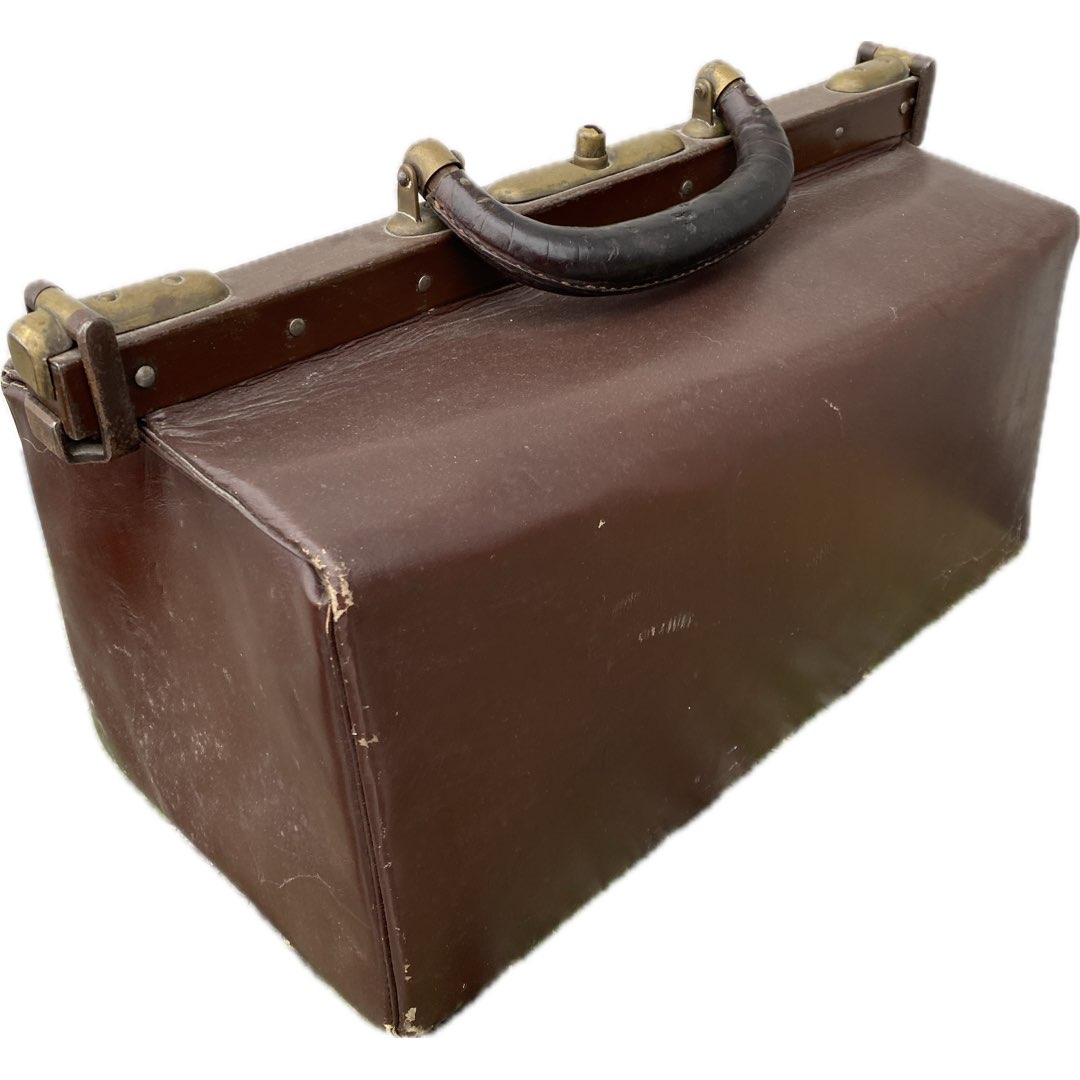 Zabytkowa TORBA lekarska I poł. XX w zdjęcie 1