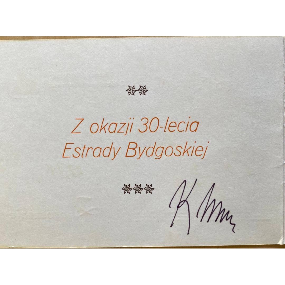 Zaproszenie Estrada Bydgoska Zespół „Mazowsze